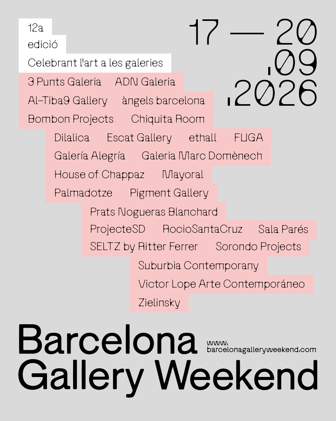 barcelona gallery weekend